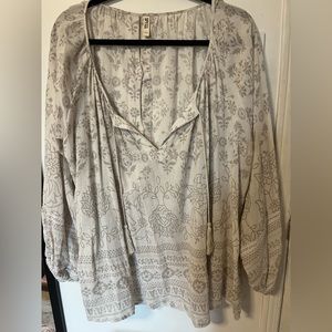Spell and the Gypsy Collective Moroccan Luxe Blouse, Size M/L